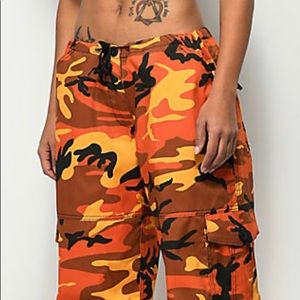 Rothco orange camo pants